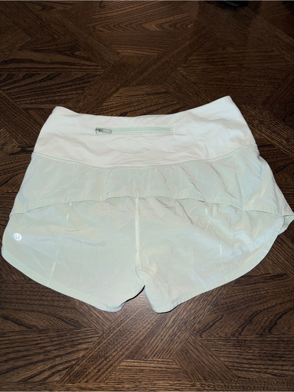 lululemon athletica Women's Mint Green Running Skort Shorts
